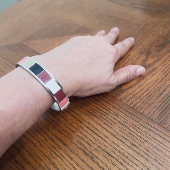 COACH Legacy Stripe Bangle Bracelet - Picture 3 of 7